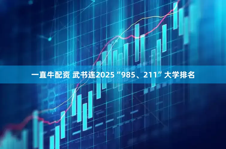 一直牛配资 武书连2025“985、211”大学排名