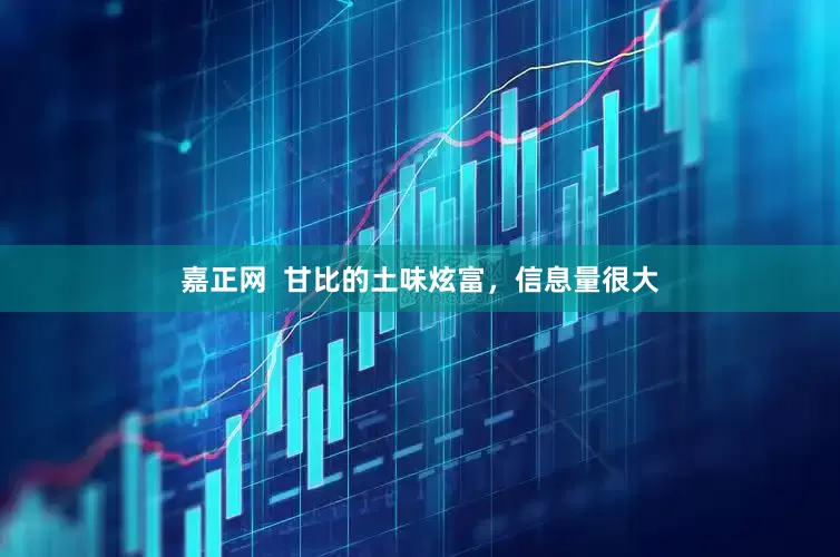 嘉正网  甘比的土味炫富，信息量很大
